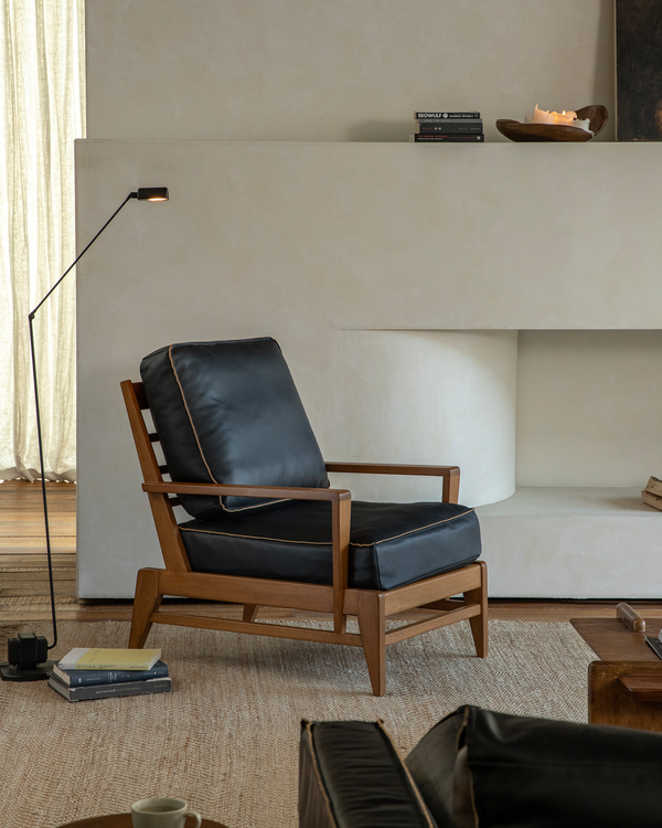 Rene Leather Lounge Chair