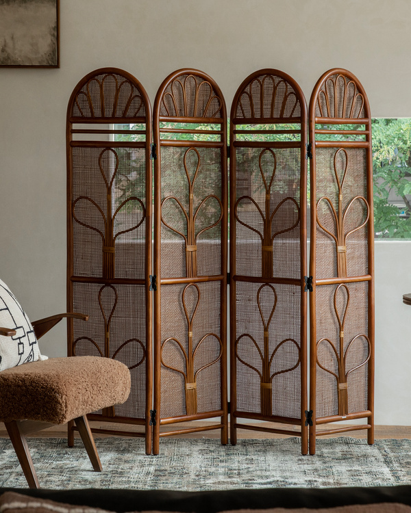 GeTan Rattan Room Divider