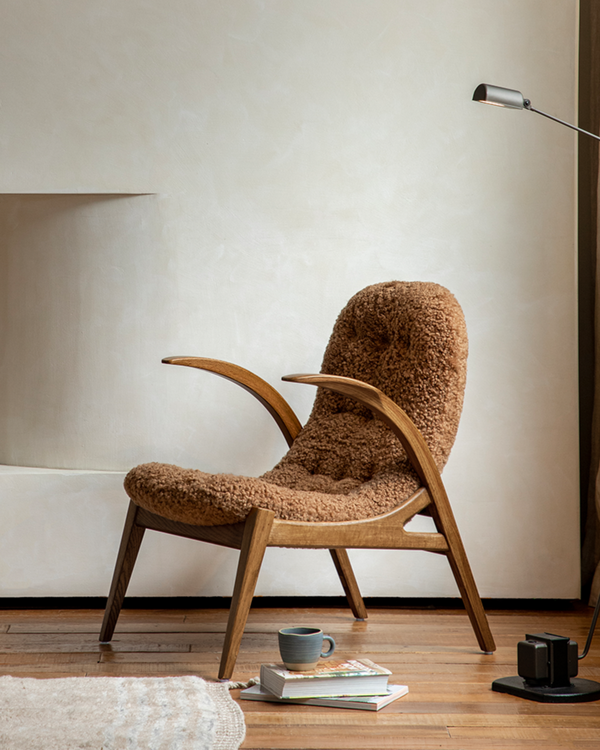 Arc Shearling Lounge Chair