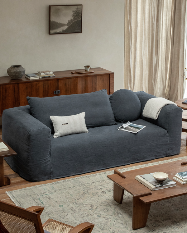 Domu Natural Slipcover Sofa